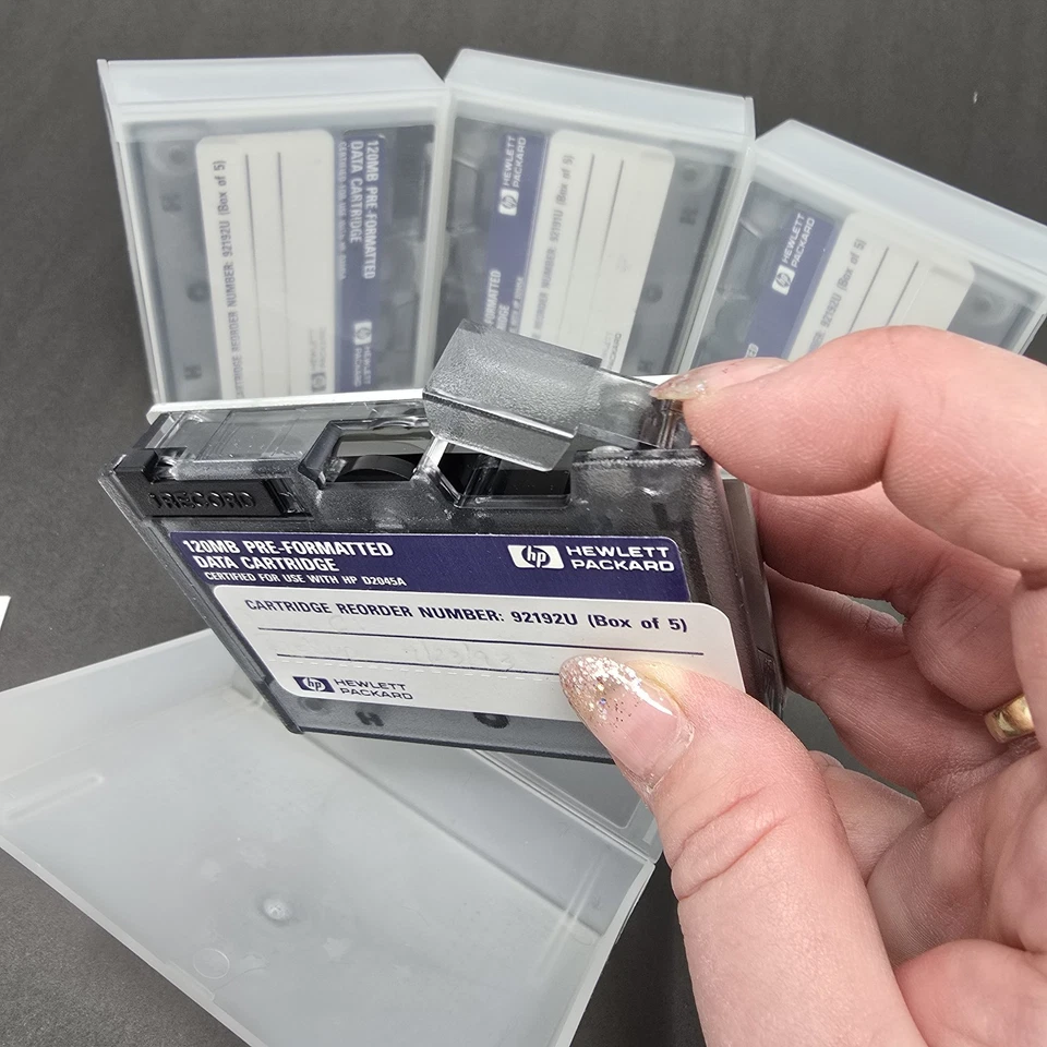 hewlett packard 120 MB Pre Formatted Data Cartridges Origional Packaging 92192U - Image 4 of 4
