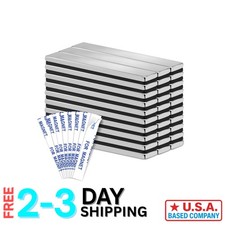 Neodymium Bar Magnets - 30 Pack, 18 lb Pull for Crafts and Organization