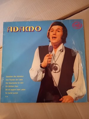 Adamo, Same, EMI mfp, LP, MFP 5408, ca. 1970, D, Laminierung aufgerissen