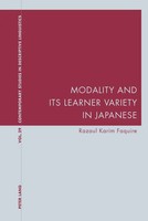 Modality And Its Learner Variety In Japanese | Razaul Faquire | Taschenbuch