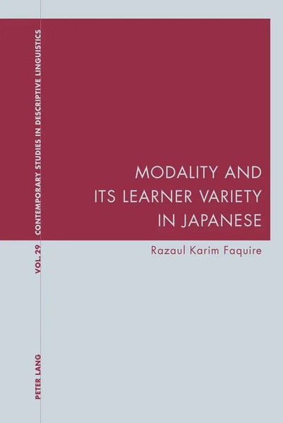 Modality And Its Learner Variety In Japanese | Razaul Faquire | Taschenbuch-image