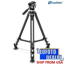 Leofoto LVC-253C BV-15 Twin Leg Video Tripod with Fluid Head