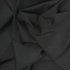 10 YD HEAVY LYCRA ATHLETIC MOISTURE WICKING FABRIC 90/10 BLACK 62" 4 WAY STRETCH