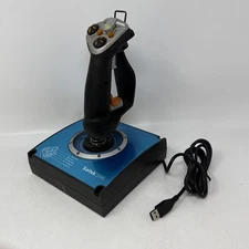 Saitek X45 Digital Flight Control (J24C) Flight Stick Tested And Working