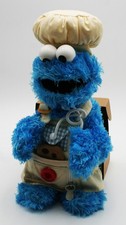 GUND Sesame Street Cookie Monster Teach Me Premium Plush Toy Blue 15”