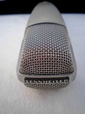 Sennheiser Microfono MD 421-2 Vintage Microphone Grande Tuchel tutto orig.