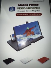 10 inch Screen Magnifier for Cell phone Version 3D HD Video Phone Amplifier NEW