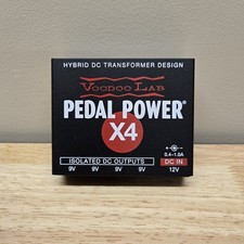 Used Voodoo Lab Pedal Power X4 Guitar Effects Pedal Power Supply