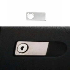 Silver Titanium 2007-14 For Benz C-Class Co-Pilot Storage Box Handle Cover Trim
