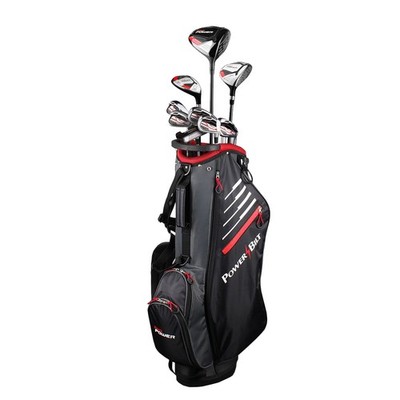 PowerBilt Golf Pro Power Varsity Teen LH Set - Driver, Fwy, Hyb, Iron,Putter/Bag