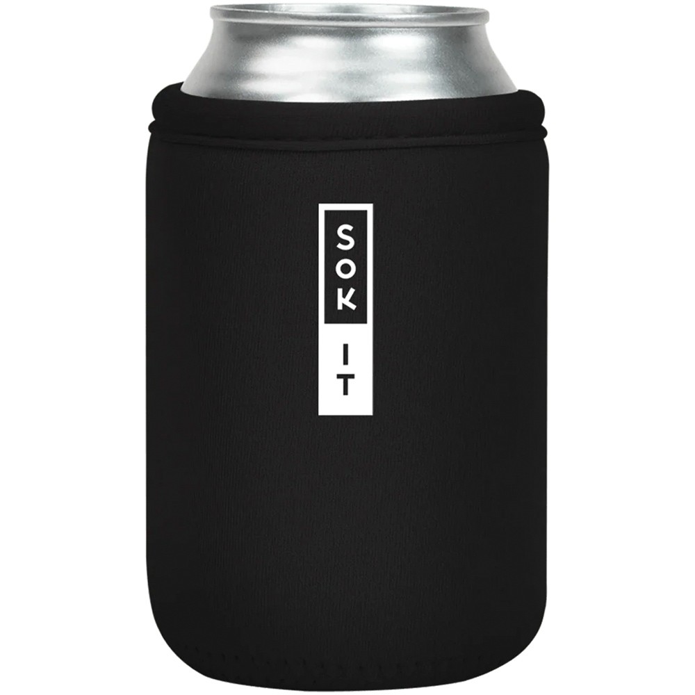 Sok-it Can Sok Black 12oz Insulated Beverage Holder with Secure Grip Design 3690₽