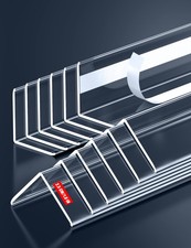 12PCS Clear Self-Adhesive Wall Corner Protectors Corner Guards Edge Protect...