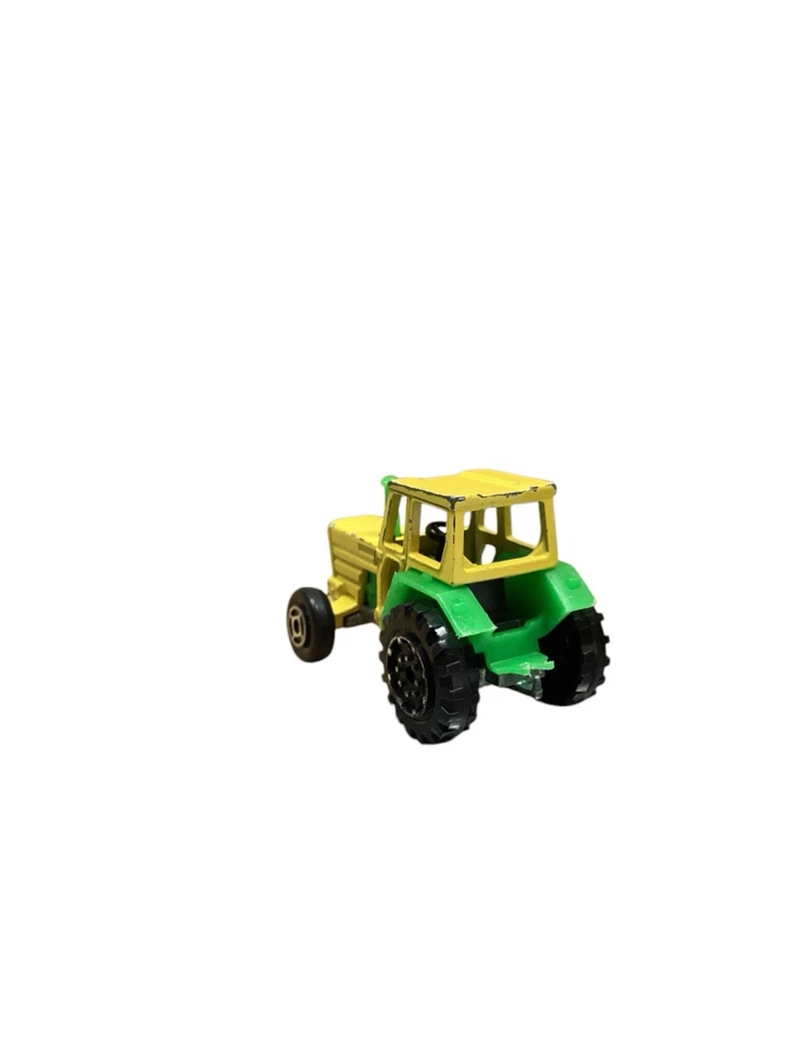 Majorette 压铸绿色和黄色农场拖拉机法国制造 1/65 #208 复古 — 第 4/4 张图片