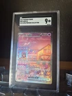 Pokémon Mew EX Promo Holo Scarlet & Violet 053 SGC 9 2023 Graded Card