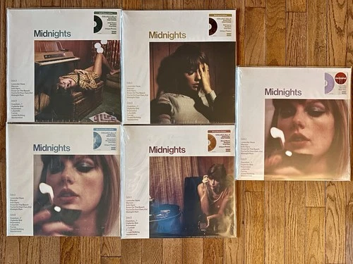 Taylor Swift Midnights Vinyl Lot 5 Total Jade Blood Mahogany Moonstone Potion