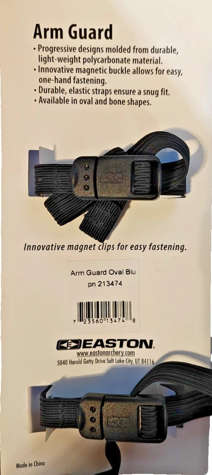 Easton Arm Guard Adjustable Blue Polycarbonate Material Magnetic Buckle - Image 2 of 2