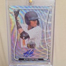 Leaf 2020 Metal Draft Autograph Kevin Alcantara Portrait #BAP-KA2 Baseball