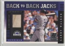 2003 Donruss Elite Back to Back Jacks 9/250 Larry Walker #BB25 HOF 2u3