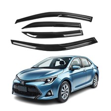 Fits Toyota Corolla 2009 2010 2011 2012 2013 Smoke Window Visor Set - Sun, Ra...