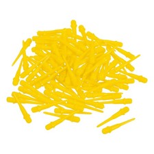 Plastic Dart Tips, 100pcs 2BA Soft Thread Dart Tips, Yellow 1