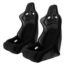 Racing Seat Cpa2002 Viper Series Black Cloth W Carbon Leatherette Inserts Racing Seat Cpa2002 Viper Series Black Cloth W Carbon Leatherette Inserts