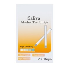 Saliva Alcohol Test Strips, Disposable Rapid Test Kit for Home Workplace Use