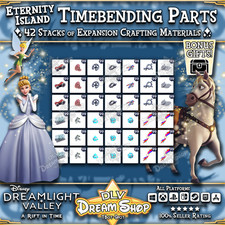 🌎 Disney Dreamlight Valley 💎42 Stacks of Timebending Parts 💎+Extra Items 🌎
