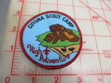 Twiin Valley Council collectible Cuyuna Scout Camp High Adventure patch (mG)