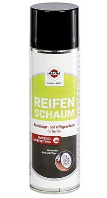Makra Reifenschaum 500 ml Reinigungsschaum Pflegeschaum  für Reifen Aufbereitung