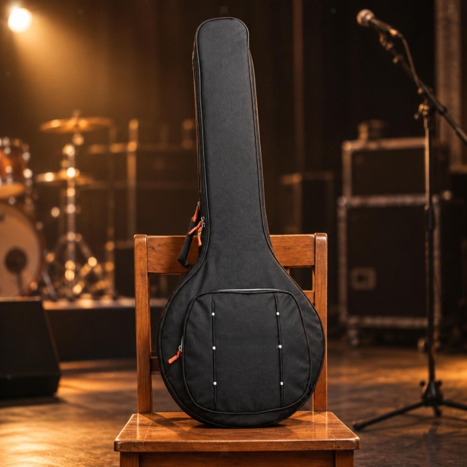Five-String Banjo Gig Bag Lightweight Five-String Banjo Padded Gig Bag ...