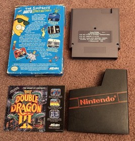 The Simpsons Bart vs. the Space Mutants (Nintendo NES 1991) Complete With Manual