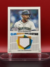 2026 Topps Heritage JULIO RODRIGUEZ Clubhouse Collection RELIC Mariners #CCR-JR