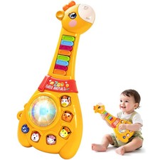 Toys for 1 2 Year Old Boy and Girl Birthday Gift: Baby Musical Guitar Piano T