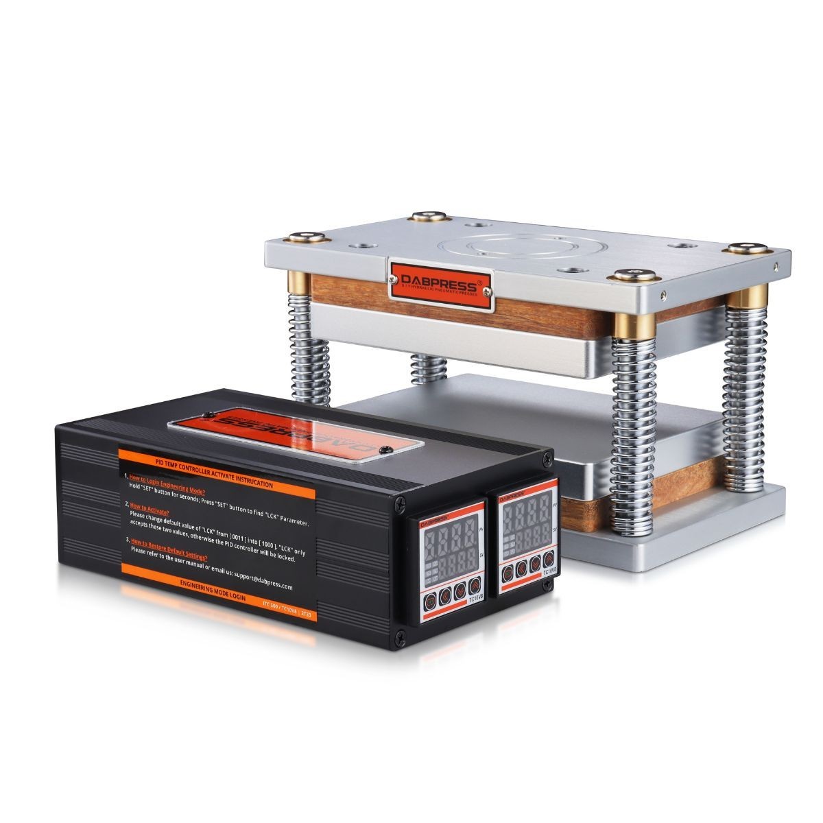 Dabpress5.5x7 DIY Caged Plates - Pair with A 20-30 Ton H-frame Hydraulic Press