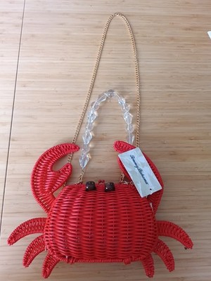 Tommy Bahama - crab purse crossbody/clutch (detachable straps) - NWT