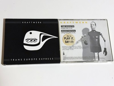 Kraftwerk Lot 2 CD Trans Europe Express Remastered + The Robots US Promo Single