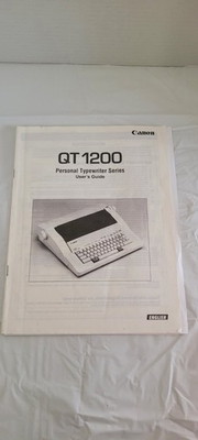 #ad Canon QT 1200 Electric Typewriter $75.00