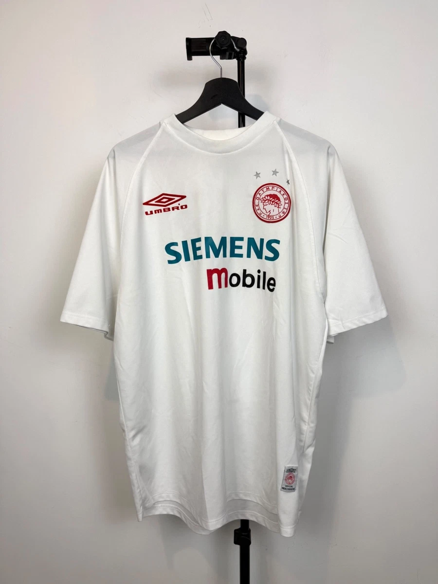 Preços baixos em Olympiakos Branco Clube Internacional Camisas de
