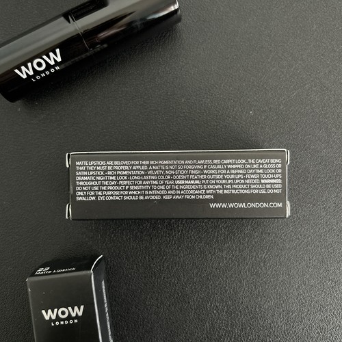 12 x WOW London Matte Lipstick RRP £96 NEW Wholesale JobLot Make Up Cosmetics - Picture 3 of 3