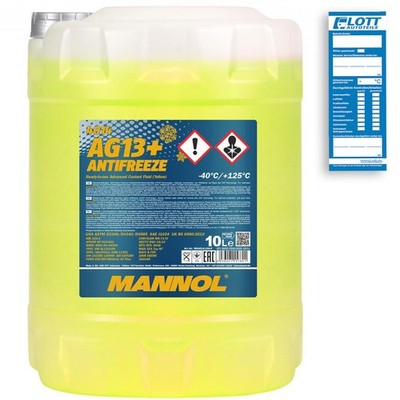 Mannol Antifreeze Kühlmittel Kühlerfrostschutz AG13+ bis -40°C 10L // MN4014-10