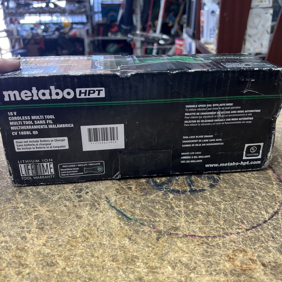 Metabo CV18DBLQ5 18V Cordless Oscillating Multi-Tool for Metabo CV18DBLQ5 18V Cordless Oscillating Multi-Tool for
