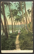 Manila Philippines Coastal Scene Vintage Standard Postcard Unposted