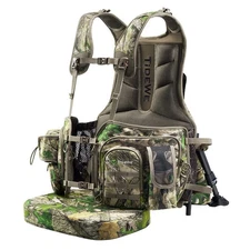 TIDEWE Hunting StrutBack Turkey Vest with Kickstand- TrueTimber Strata