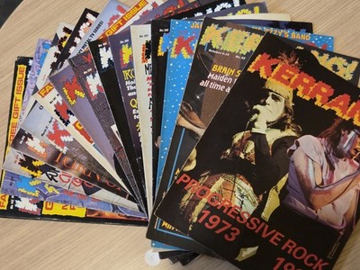 Bundle Of 15 Vintage Kerrang Music Magazines