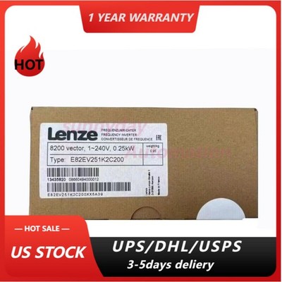 E82EV251K2C200 NEW LENZE Inverter 8200 vector E82EV251K2C200