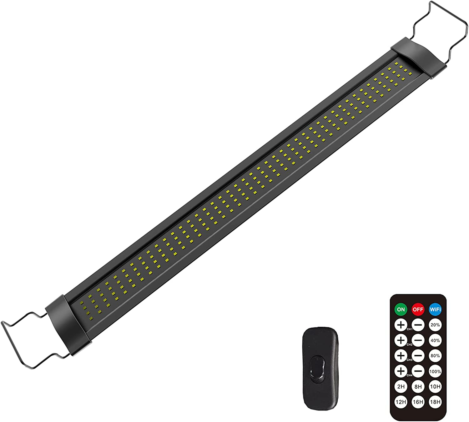 LED Aquarium Lights Full Spectrum 50W Coral Reef Light Remote Control