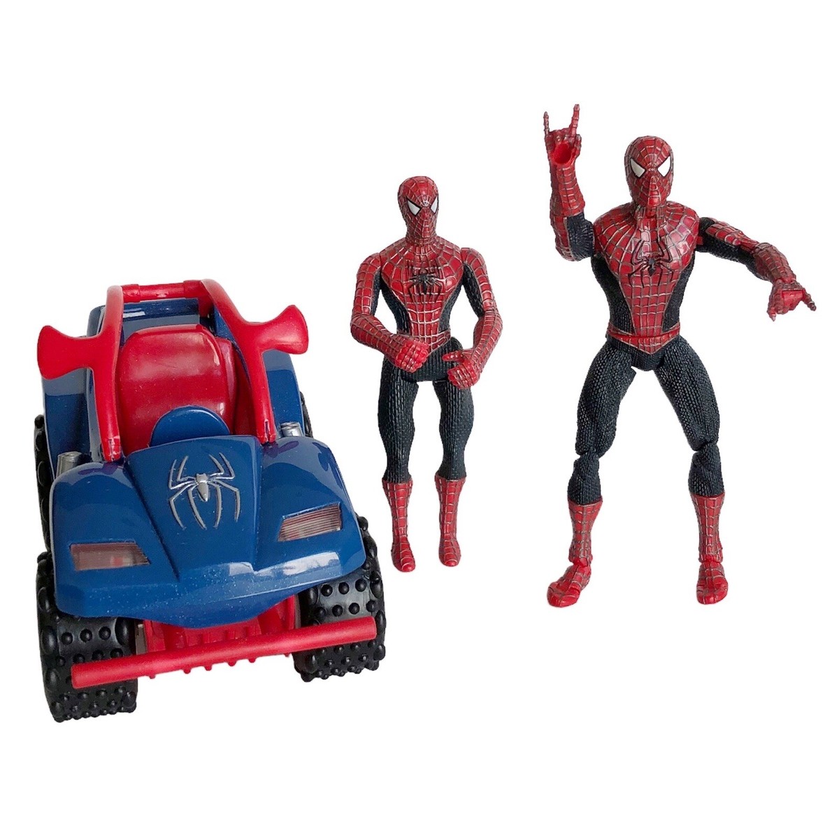 2004 Marvel Spider-Man 2 Movie Super Poseable Figure Set of