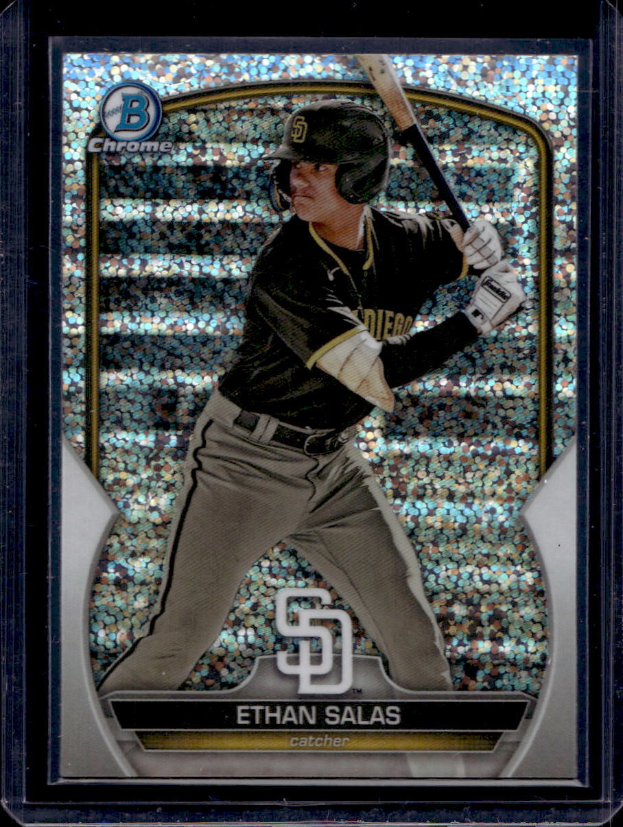 Ethan Salas 2023 Bowman Draft Chrome #BDC-1 Sparkle Refractor