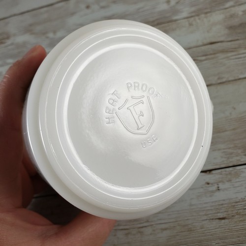 Milk Glass Bowling Mug It's A Cinch Federal Glass Heat Proof Pea Shooter Vintage - Picture 5 of 5
