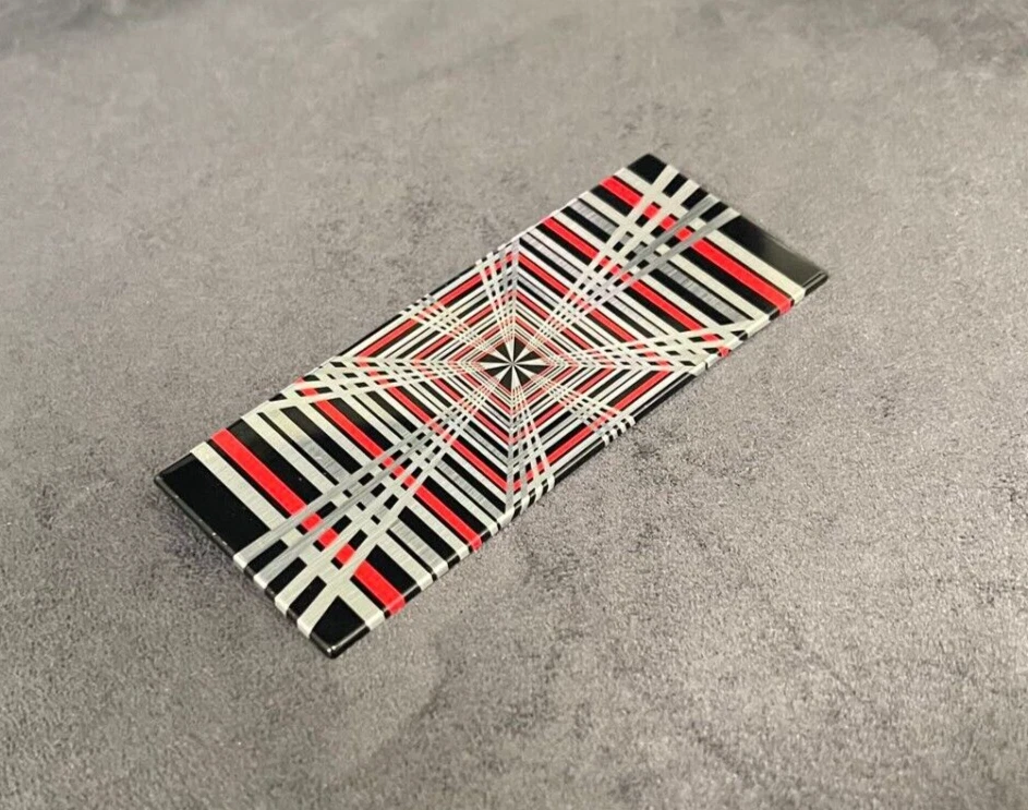 Placa de identificación a cuadros Tesla Modelo 3 Y S X emblema 3D logotipo de automóvil pegatina OEM Foto 4 de 4